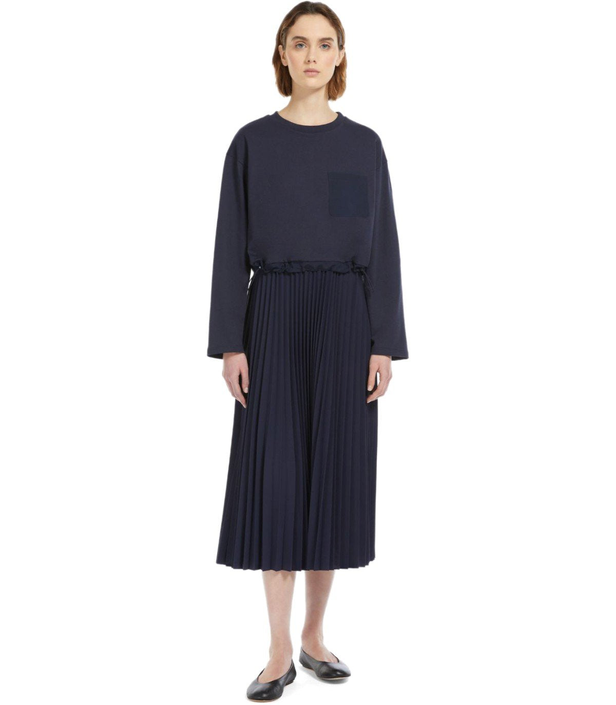 MAX MARA WEEKEND SCATOLA BLAU KLEID
