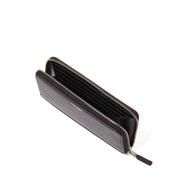 MARC JACOBS THE SLIM 84 CONTINENTAL BLACK WALLET