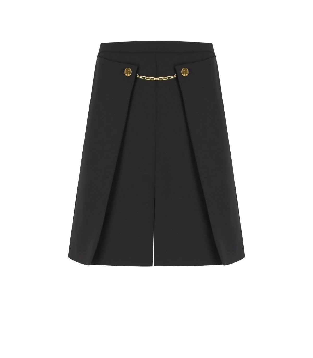 GANNI TWILL BLACK MINI SKIRT