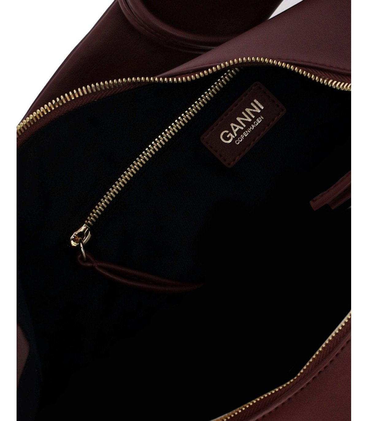 BOLSO HOBO MEDIUM BURDEOS GANNI