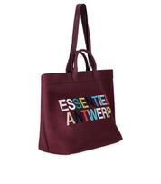 ESSENTIEL ANTWERP HEDNESS BURGUNDY MAXI BAG