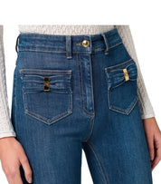 JEANS WITH BOW DETAIL ELISABETTA FRANCHI