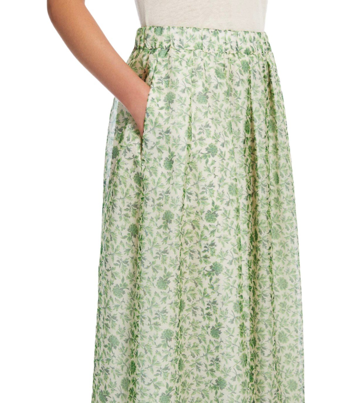 MAX MARA WEEKEND MARCA GREEN SKIRT