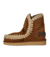 MOU ESKIMO GLITTER LOGO COGNAC BOOT