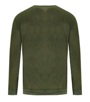 BOB BART MILITARY ORANGE REVERSIBLE CREWNECK PULLOVER