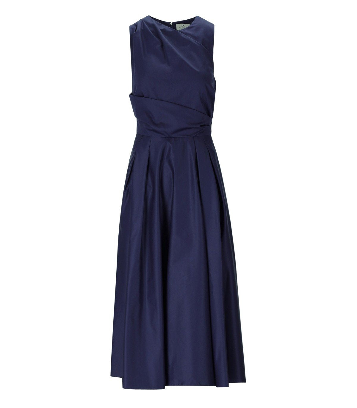 ELISABETTA FRANCHI OLTREMARE MIDI DRESS