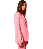 TWINSET PINK SINGLE-BREASTED BLAZER
