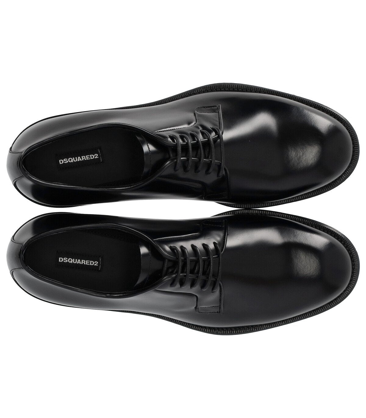 DSQUARED2 D2 CLASSIC BLACK DERBY SHOE