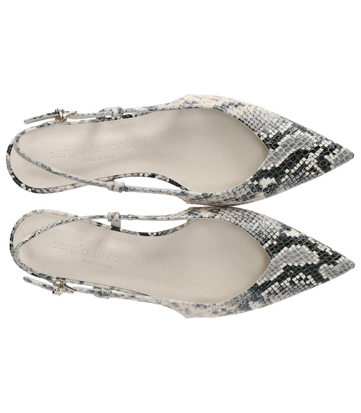 SERGIO LEVANTESI FLAVIA ROCCIA SLINGBACK BALLET FLAT SHOE