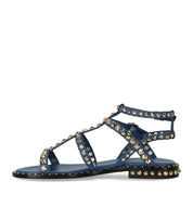 ASH PRECIOUS BLUE FLAT SANDAL