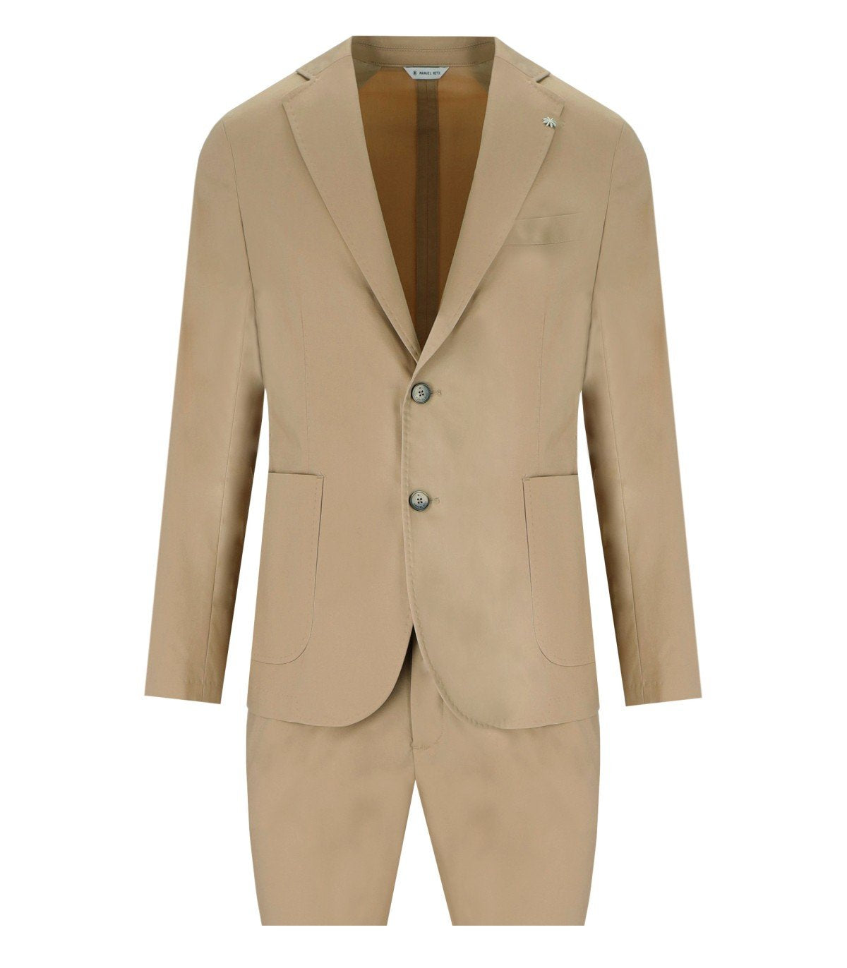 ABITO MONOPETTO BEIGE MANUEL RITZ