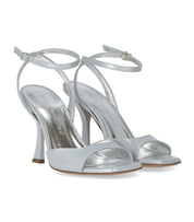 SERGIO LEVANTESI TANIA PEARL GREY HEELED SANDAL