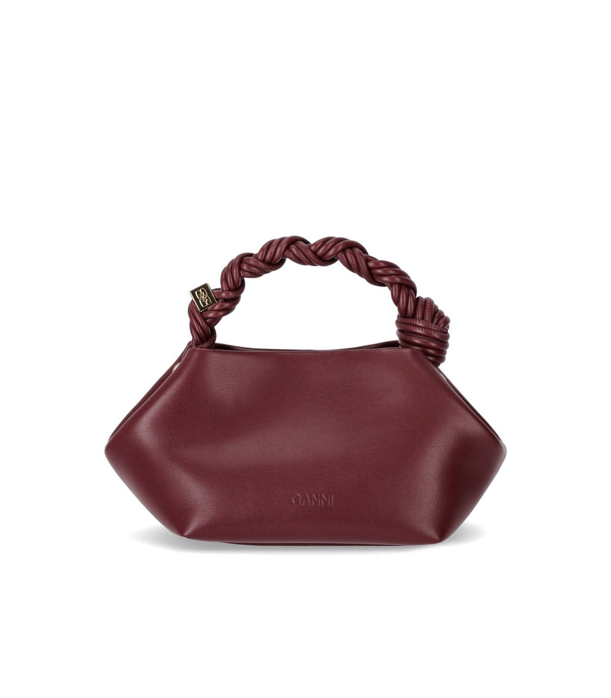 GANNI BOU BURGUNDY HANDBAG