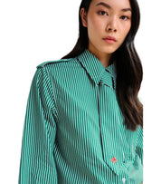 ESSENTIEL ANTWERP IGOLD GREEN SHIRT
