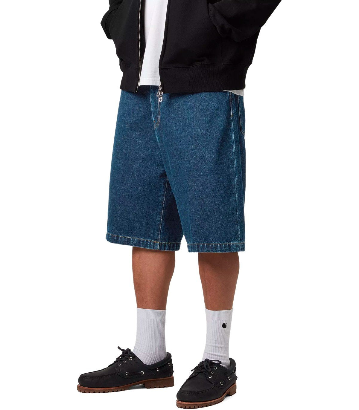 CARHARTT WIP LANDON BLUE BERMUDA SHORTS