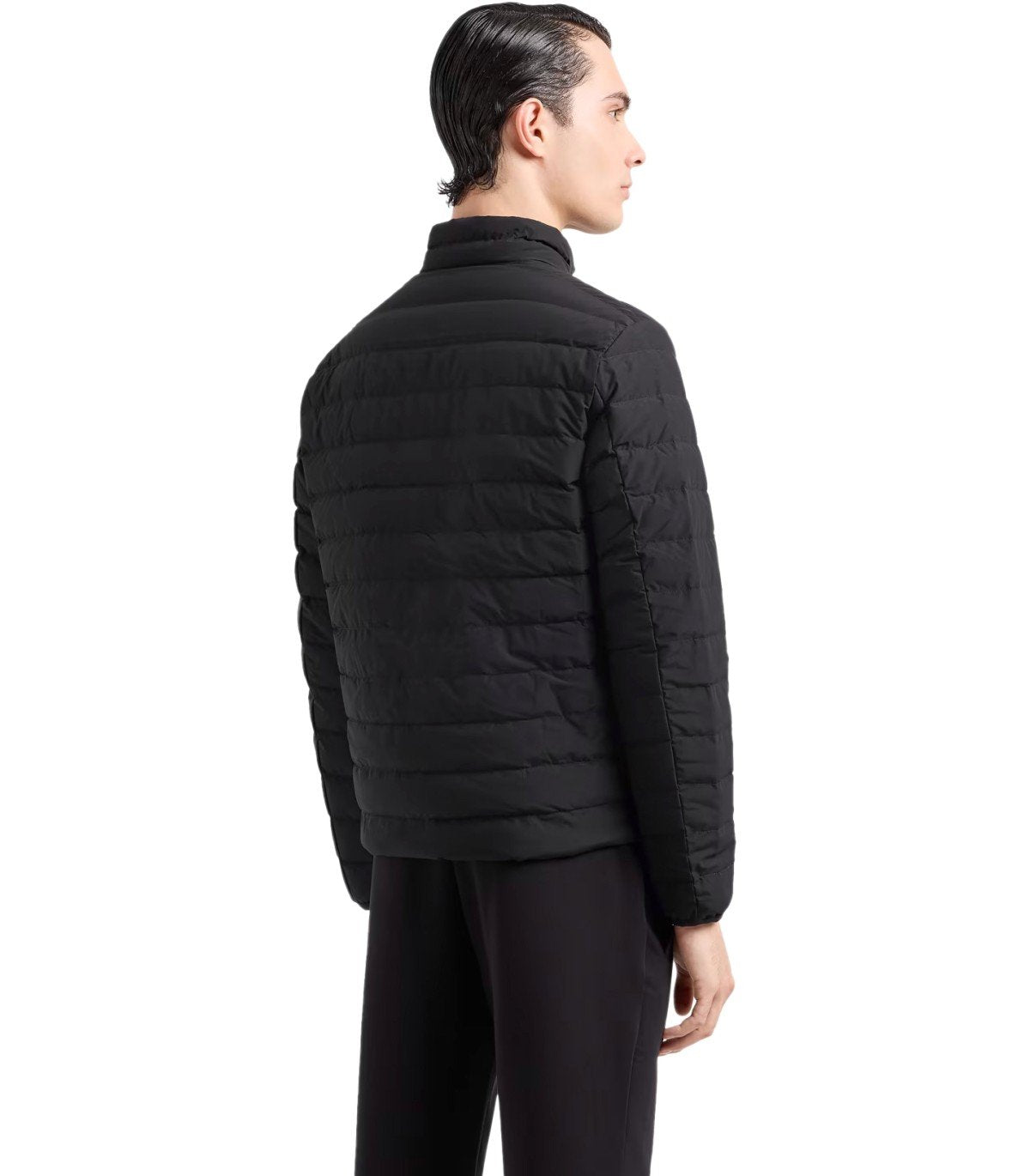 EMPORIO ARMANI ESSENTIAL BLACK DOWN JACKET