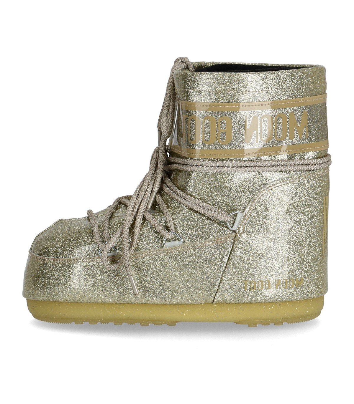 MOON BOOT ICON LOW GLITTER GOLD SNOW BOOT
