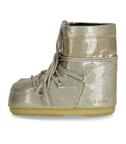 MOON BOOT ICON LOW GLITTER GOLD SNOW BOOT