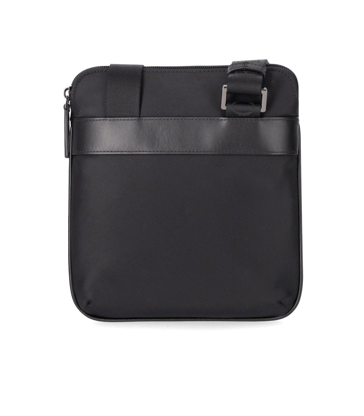 EMPORIO ARMANI BLACK NYLON CROSSBODY BAG