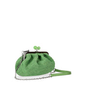 MAX MARA WEEKEND PASTICCINO PALMAS SMALL EMERALD GREEN CLUTCH BAG