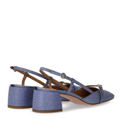A.BOCCA SMOKY BLUE SLINGBACK PUMP