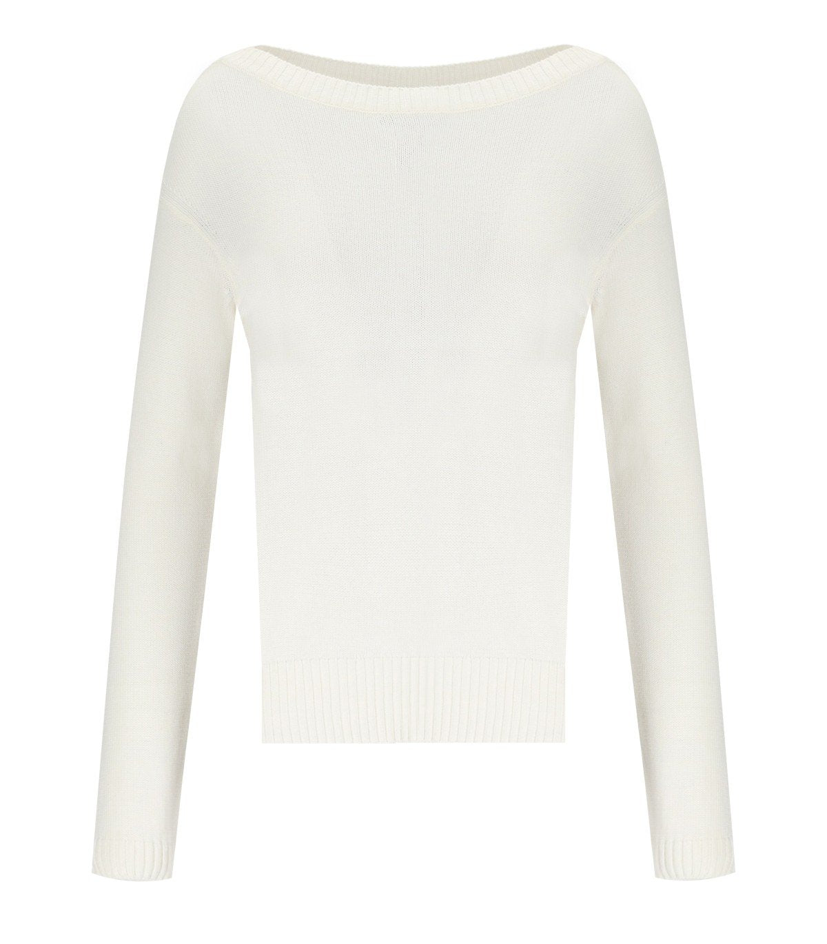 MM MAX MARA SVAGO WHITE SWEATER