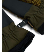 BARBOUR FILED FLEECE SAGE GREEN GLOVES