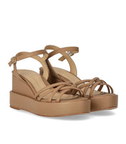 PALOMA BARCELÓ NAZARIA BEIGE WEDGE SANDAL