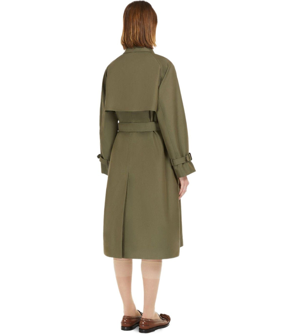 MAX MARA WEEKEND CANASTA KAKI TRENCH