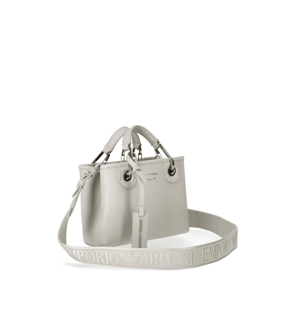 EMPORIO ARMANI MYEA PERLA TABACCO MINI SHOPPING BAG