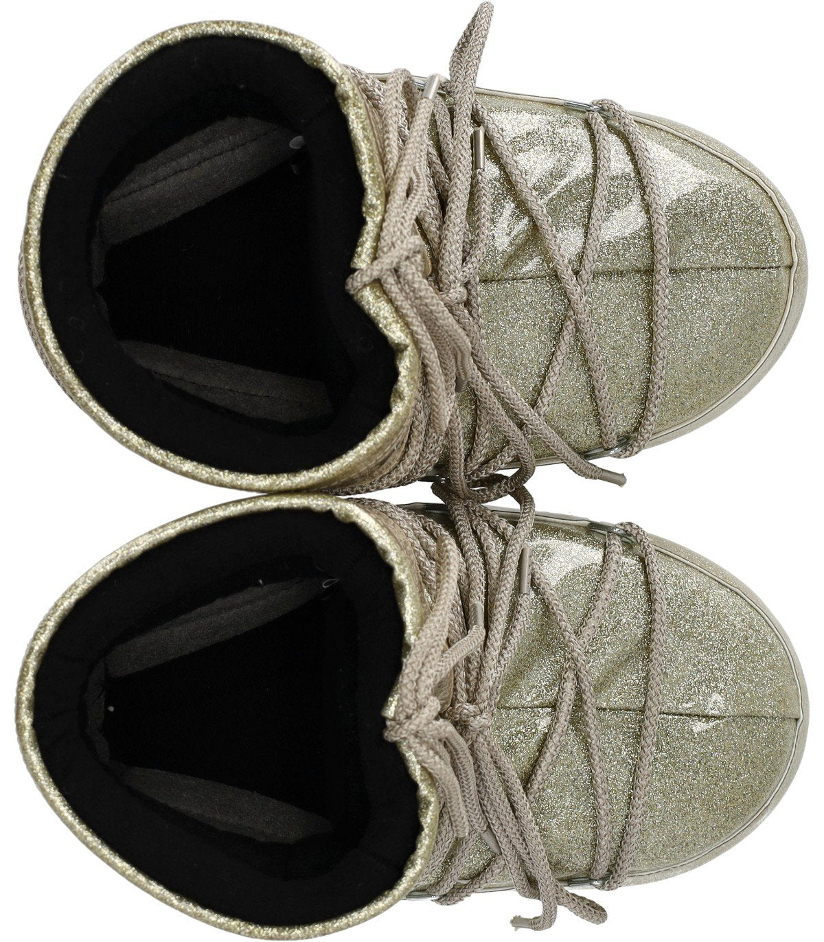 MOON BOOT ICON LOW GLITTER GOLD SNOW BOOT