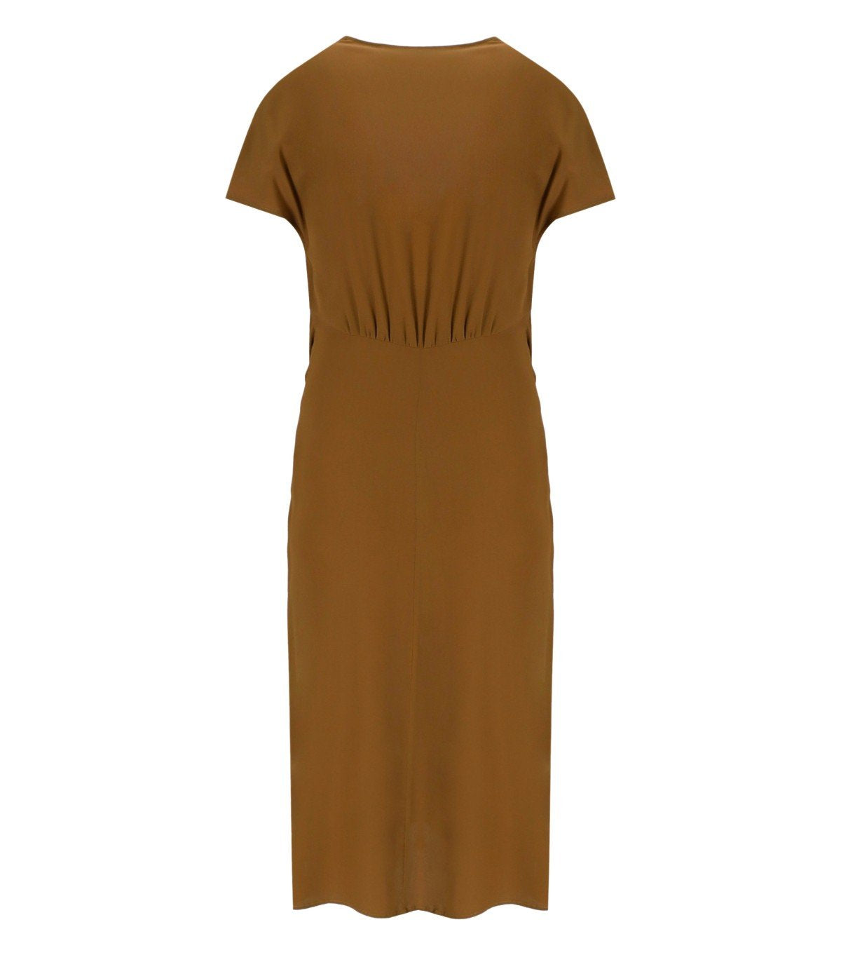 FEDERICA TOSI BROWN DRESS WITH KNOT