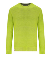 BOB BRADLEY GREEN REVERSIBLE CREWNECK SWEATER