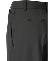 FEDERICA TOSI DARK GREY WIDE LEG PANTS