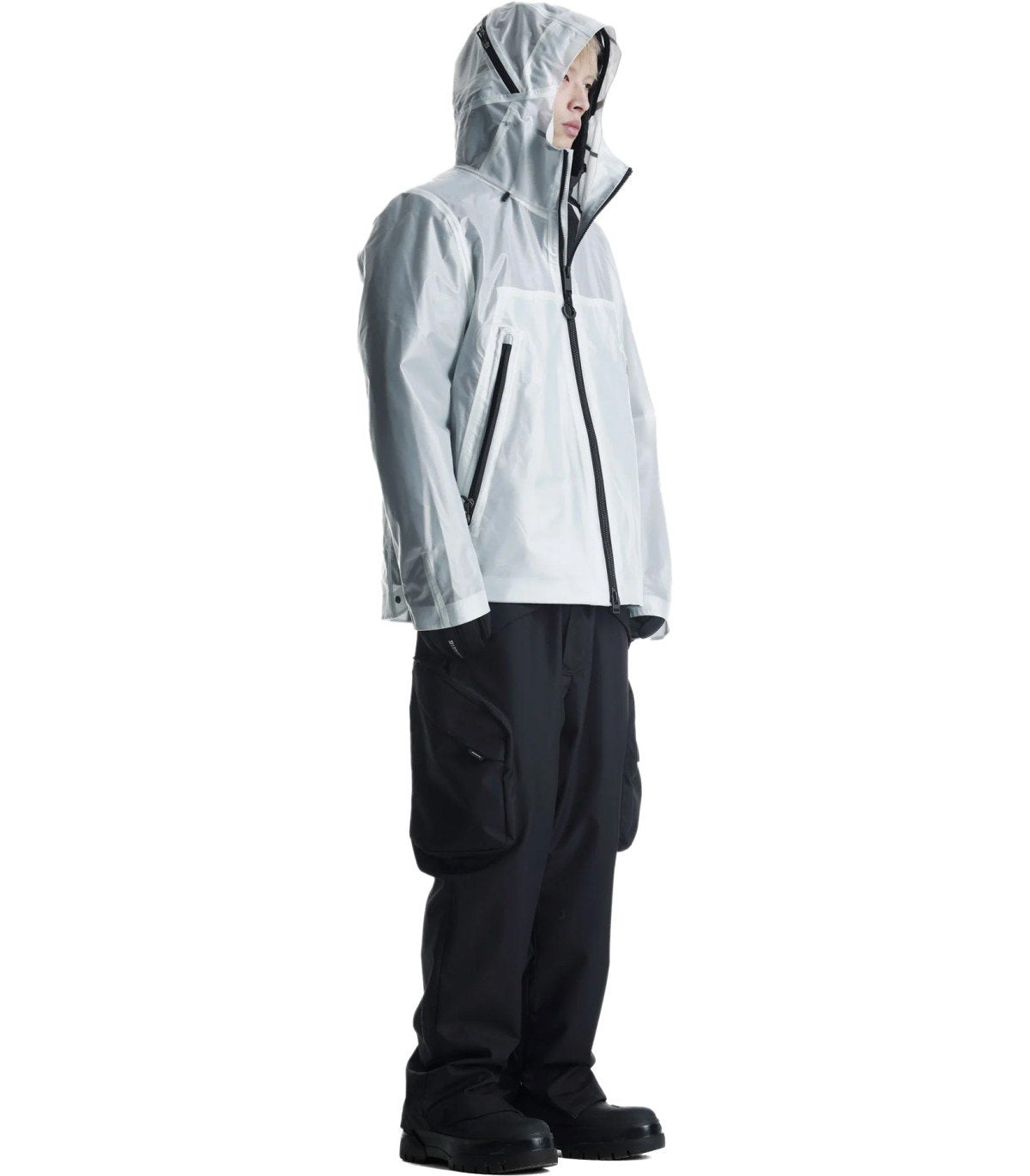 KRAKATAU BICEP LINER WHITE HOODED JACKET