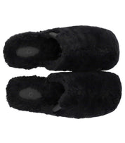 UGG FUZZ SUGAR SCHWARZES CLOG