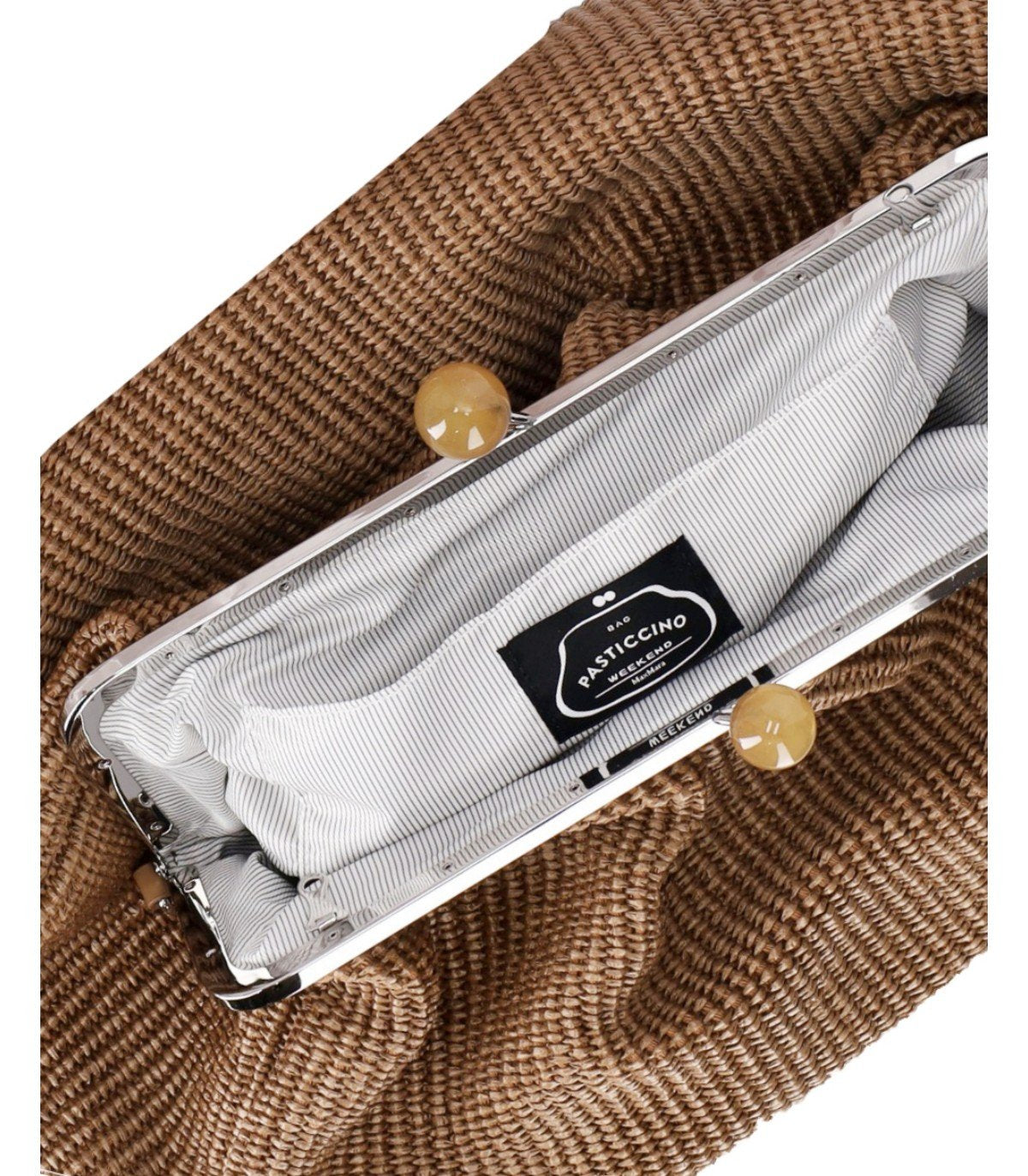 MAX MARA WEEKEND PASTICCINO NABARRO MEDIUM LEDER CLUTCH