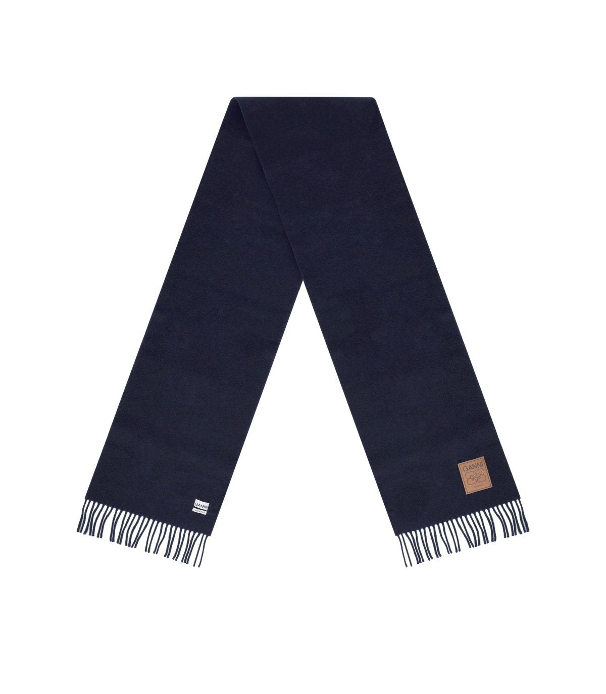 GANNI BLUE SCARF