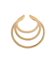 FEDERICA TOSI JADE GOLD EAR CUFF EARRING
