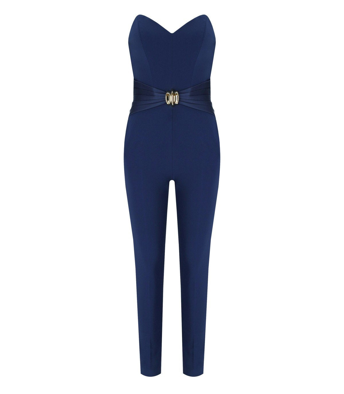 ワンピース Elisabetta Franchi Oltremare Bustier Jumpsuit ELISABETTA FRANCHI OLTREMARE BUSTIER JUMPSUIT – FerrarisBoutique
