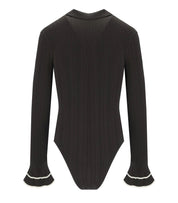 BODY POLO CIOCCOLATO TWINSET