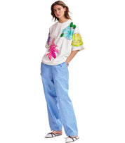 ESSENTIEL ANTWERP HISTAGRAM WHITE SWEATSHIRT