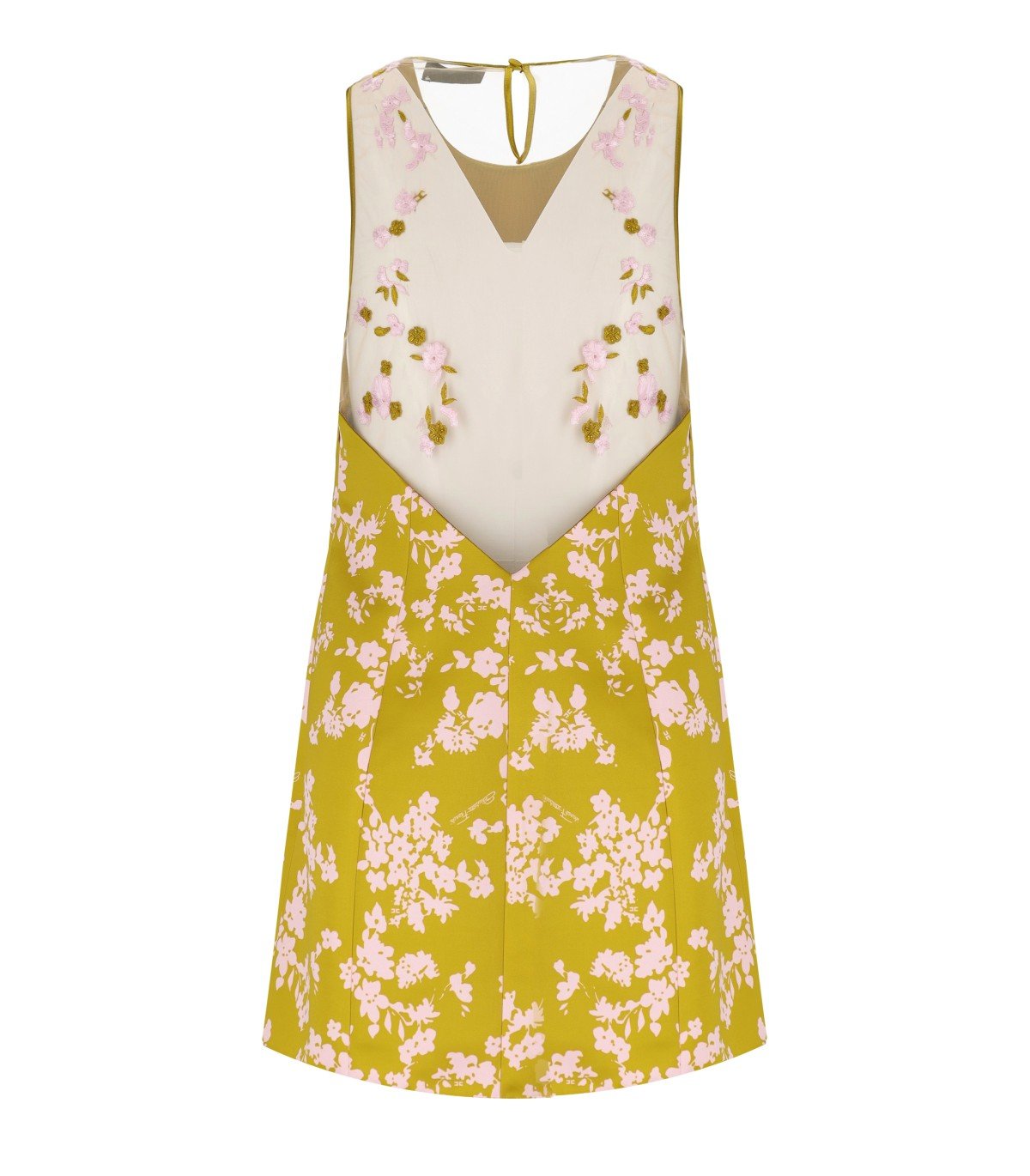 ELISABETTA FRANCHI CURRY QUARZO SLEEVELESS DRESS