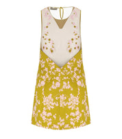 ELISABETTA FRANCHI CURRY QUARZO SLEEVELESS DRESS