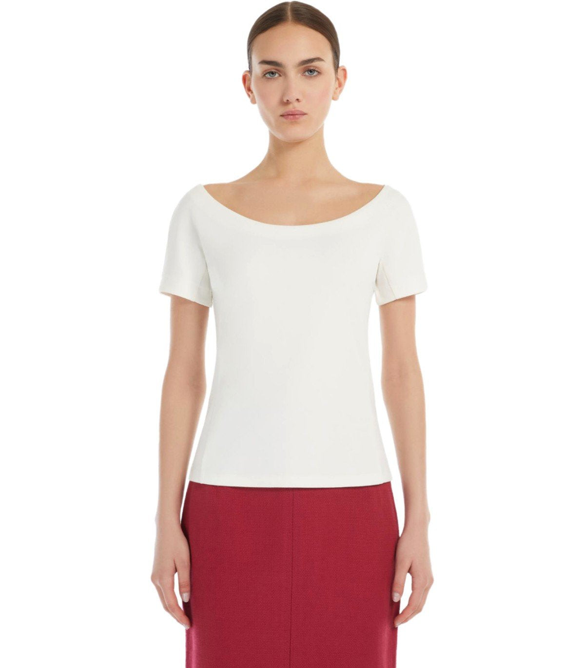 TOP VIRTUS AVORIO MAX MARA WEEKEND
