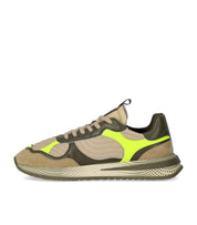 PHILIPPE MODEL OLYMPIQUE NEON MILITARY GREEN SNEAKER