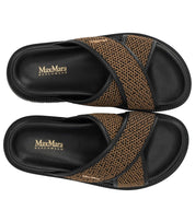 MAX MARA BEACHWEAR PARTY BROWN SANDAL