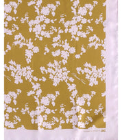 ELISABETTA FRANCHI CURRY QUARZO FLORAL FOULARD SCARF