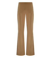 STINE GOYA LEAH COFFEE BROWN FLARE PANTS