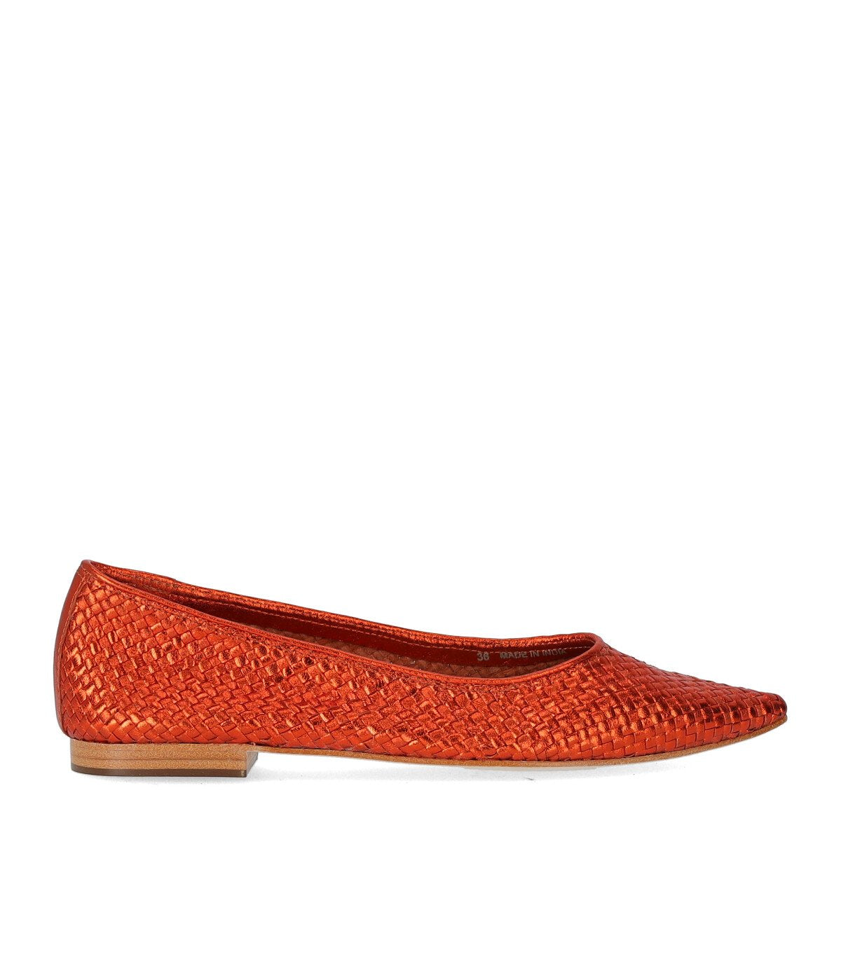 STRATEGIA LIYA ORANGE BALLET FLAT SHOE